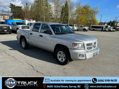 2008 Dodge Dakota SXT - 3.7L V6 - Auto - Crew Cab - 5'4" Box - 2 Wheel Drive - Power Windows - Power...