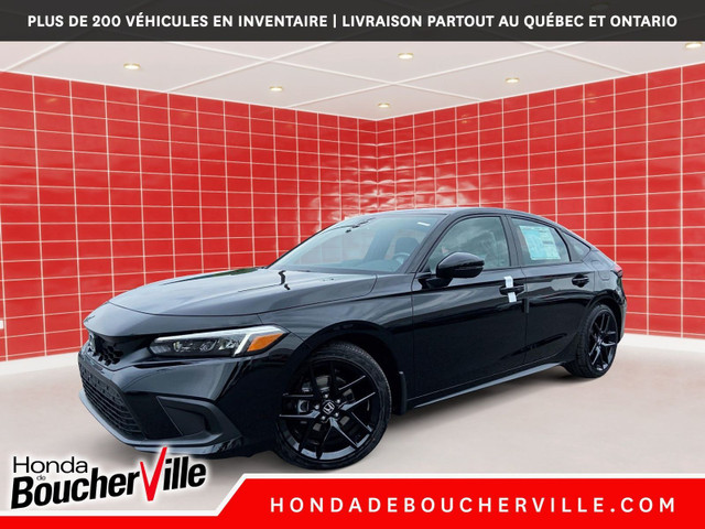 2025 Honda Civic Hatchback SPORT CVT HYBRIDE, TOIT OUVRANT, APPL in Cars & Trucks in Longueuil / South Shore