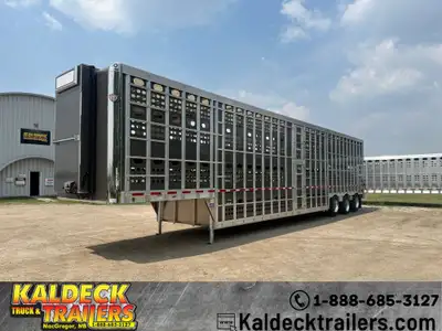 2026 EBY 102in. x 53in. Bull Ride Tri-Axle - 13in.6in. Height - 66,000# GVWR - 17,900# Empty Weight...