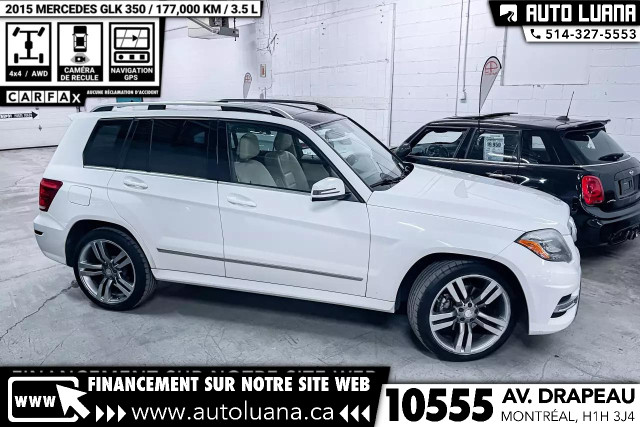 2015 MERCEDES-BENZ GLK-Class GLK350 AWD/CAM/NAVI/TOIT/MAGS AMG in Cars & Trucks in City of Montréal - Image 2