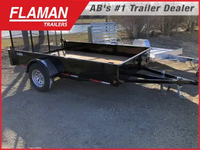2024 OASIS 6' X 10' ECONOMY UTILITY TRAILER (1) 3500lb Idler Spring Axle (2) ST205/75R15 C Tires 5-B...