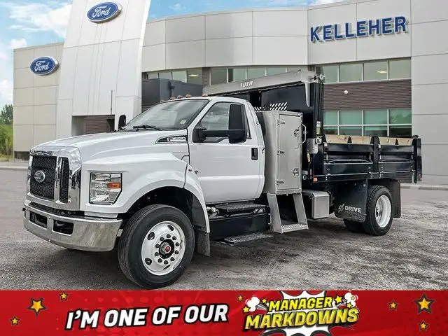 2024 Ford F-650 12'9 Voth Steel Dump Body with Cross Box w/ 66 in Cars & Trucks in Brandon - Image 2