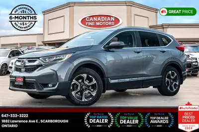 ENJOY 6 MONTHS NO PAYMENT!! TOURING AWD | NAVI | LEATHER INT | SUNROOF | CAM | NO ACCIDENT HONDA INS...
