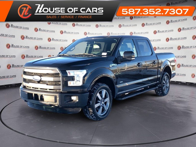  2015 Ford F-150 SuperCrew Lariat / Leather / Moonroof in Cars & Trucks in Calgary