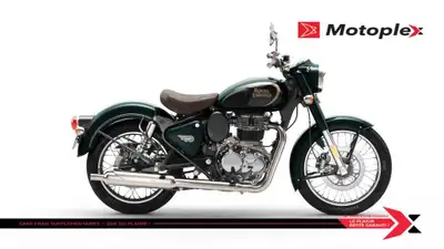 Classic 350 Halycon Royal Enfield est une marque fabricant des motos depuis 120 ans. Ces motos légen...