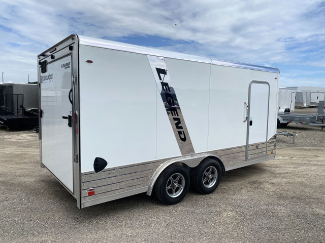 2024 Legend 8 Wide Aluminum Deluxe V-Nose Trailer - 8' x 19'! in Cargo & Utility Trailers in Barrie - Image 2