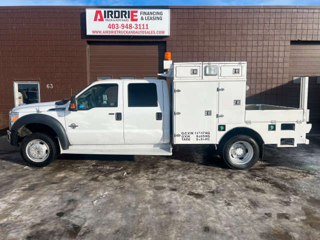 2012 Ford Super duty F-550 DRW XLT 4X4 Diesel Service Truck in Cars & Trucks in Calgary