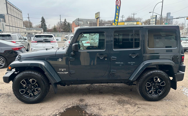 2018 JEEP WRANGLER JK UNLIMITED SAHARA 4X4 WE FINANCE ALL in Cars & Trucks in Edmonton