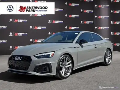 Come see this 2021 Audi A5 Coupe Progressiv | HEATED SEATS | LEATHER | B&O SOUND | SUNROOF | VIRTUAL...