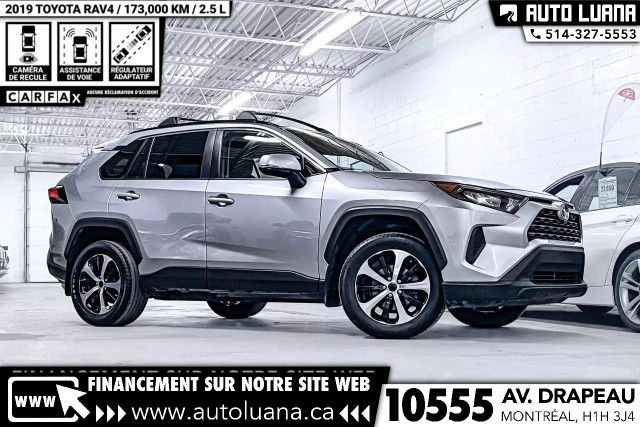 2019 TOYOTA RAV4 LE AWD ANGLE MORT/ADAPT CRUISE/LANE ASSIST/CAM in Cars & Trucks in City of Montréal