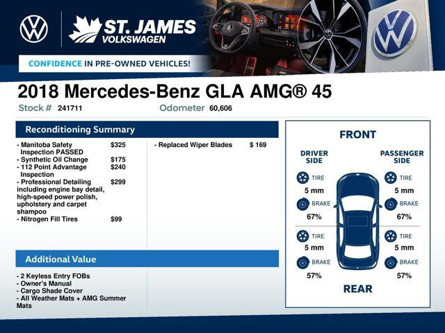 2018 Mercedes-Benz GLA AMG GLA 45 | NAVIGATION | DOUBLE SUNROOF in Cars & Trucks in Winnipeg - Image 3