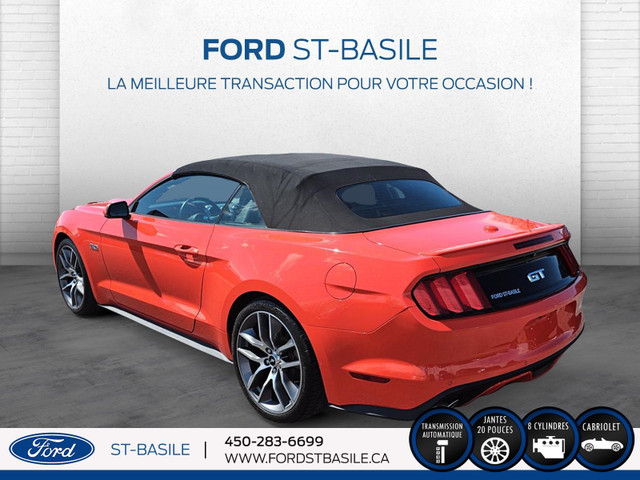 2015 Ford Mustang GT PREMIUM 5.0L CONVERTIBLE / NAVIGATION in Cars & Trucks in Longueuil / South Shore - Image 3