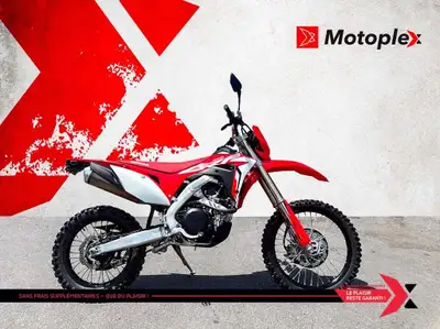 CRF450L Honda CRF450L 2019 Seulement 2 605 km A vendre chez Motoplex cette moto double usage est en...