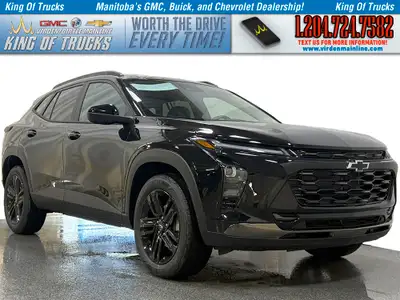 Experience the confidence of driving a brand new 2025 Chevrolet Trax, now available at Virden/Birtle...
