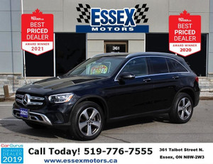 2021 Mercedes-Benz GLC 300*AWD*Heated Leather*Moon Roof*Bluetooth