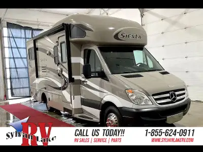 The 2014 Thor Siesta Sprinter 24SR is a compact yet luxurious Class C motorhome designed for comfort...
