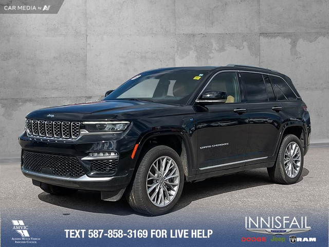 2022 Jeep Grand Cherokee 4xe Summit HEATED AND VENTED MASSAGI... in Cars & Trucks in Red Deer