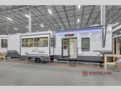 Forest River Sierra Destination Trailers 40DUPLEX highlights: Two Loft Areas Bath and a Half Dual En...