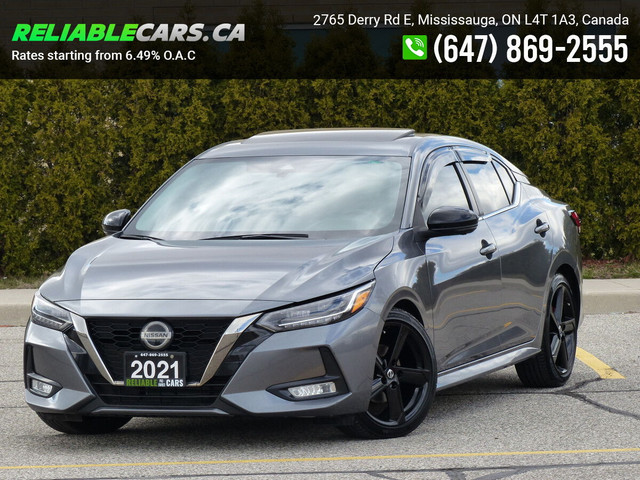 2021 Nissan Sentra SR | Leather | Certified | Clean Carfax | Loa in Cars & Trucks in Mississauga / Peel Region
