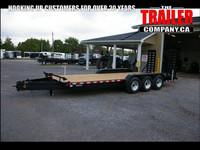 2023 7X22 EQUIPMENT TRAILER, STEEL, BLACK, 21000GVWR