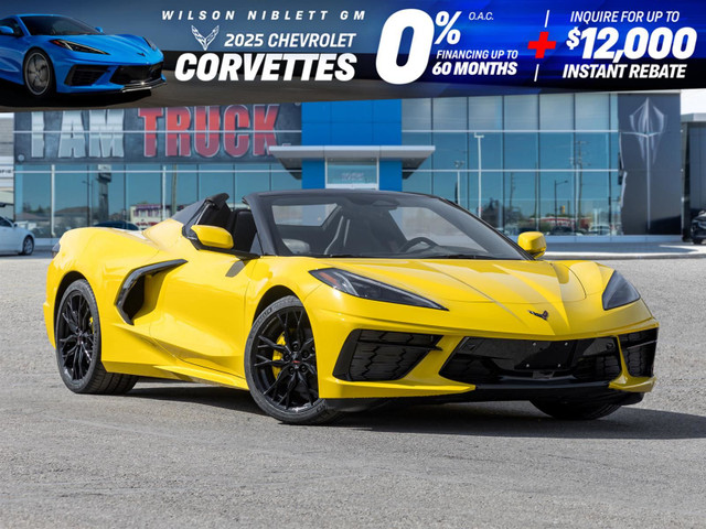 2025 Chevrolet Corvette 2LT- Performance Exhaust | Black Wheels in Cars & Trucks in Markham / York Region
