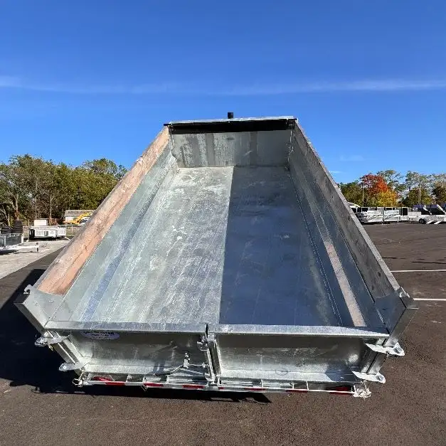 Galvanized 82x12 7TON Dump Trailer With Ramps in Cargo & Utility Trailers in Brantford - Image 8