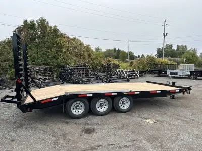 Miska 10 Ton Deckover Equipment Float Trailers - Made in Canada Starting at just $12,295.00 - Financ...