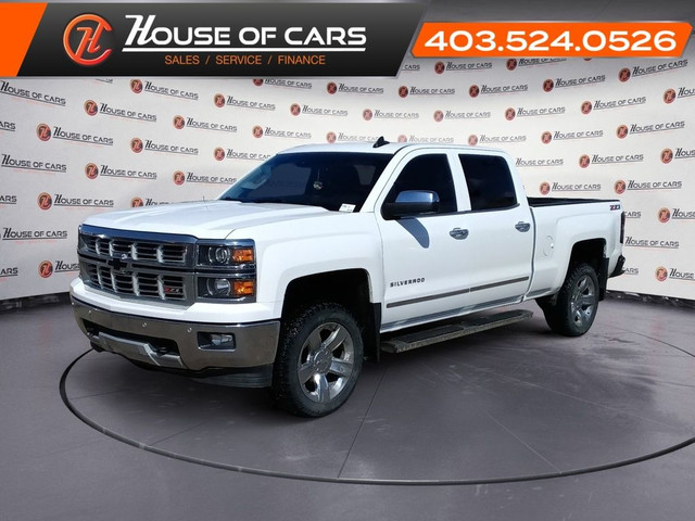 2015 Chevrolet Silverado 1500 4WD Crew Cab 143.5 LTZ w-1LZ in Cars & Trucks in Lethbridge