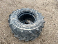 26x12.00-12 rim guard super grip tire w/ free rim