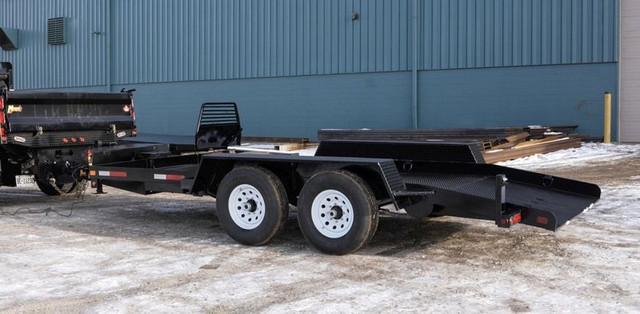 7 Ton Hydraulic Drop Deck Trailer in Cargo & Utility Trailers in Oshawa / Durham Region - Image 4