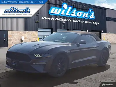 Look at this certified 2018 Ford Mustang EcoBoost Premium Leather | Cooled + Heated Seats | Nav | Bl...