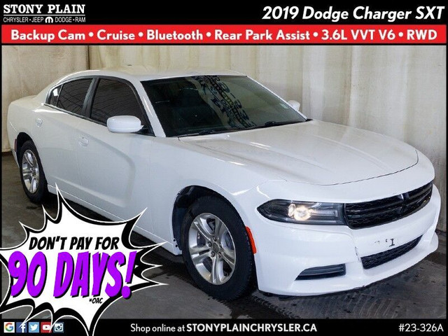  2019 Dodge Charger SXT - Backup Cam, 3.6L V6, Park Assist in Cars & Trucks in St. Albert