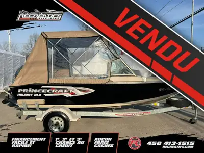 2008 Princecraft HOLIDAY DLX CAMPEUR COMPLET! 2008 PRINCECRAFT HOLIDAY DLX PARFAIT BATEAU DE PECHE P...