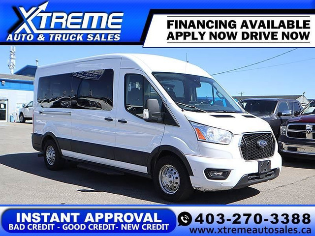 2021 Ford Transit Passenger Wagon XLT - NO FEES! in Cars & Trucks in Calgary - Image 3