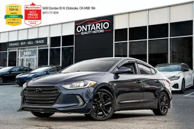 Hyundai Elantra GLS Automatic Heated Seats Touchscreen Back Up Camera Blind Spot Monitoring Sunroof...