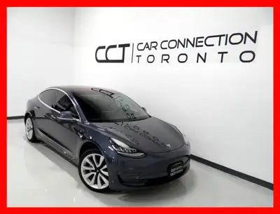 2018 TESLA MODEL 3 CARFAX VERIFIED, CLEAN TITLE 102,000KM AUTOMATIC TRANSMISSION GRAY EXTERIOR ON BL...