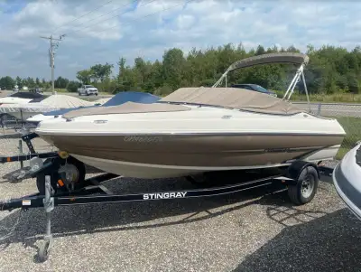2015 Stingray 188 LE In really nice shape. Comes with 3.0L i/o Mercruiser Only 165 hours Has bimini...