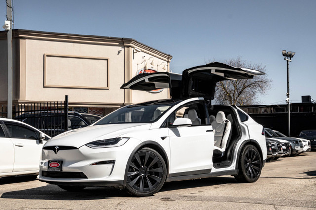 2022 Tesla Model X PLAID AWD | 6 PASS | 1,020 HP | WHITE INT | Y in Cars & Trucks in City of Toronto - Image 2