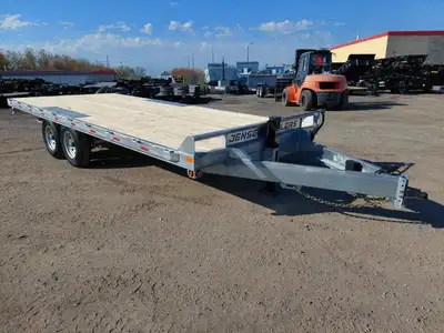 Jensen 8.5X20- 14k straight deck 7 ton deckover. this galvanized trailer features a 20ft straight de...