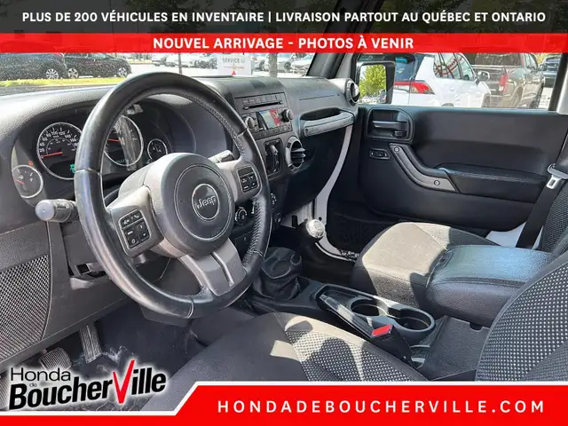 2016 Jeep Wrangler Unlimited SPORT MANUEL, TOIT RIGIDE ET TOIT M in Cars & Trucks in Longueuil / South Shore - Image 18