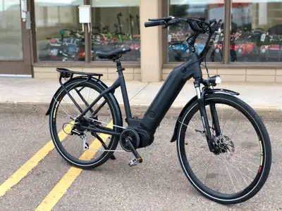TRONIO Step-Thru Electric Bike with 8-Speed Professional Transmission System, 250W Mid Motor, In-fra...
