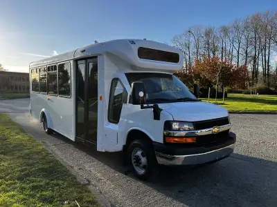 2017 Chevrolet Express G4500 22 Passenger with Wheelchair Ramp 6.0L, 8 cylinder, ,(1 driver 20 passe...