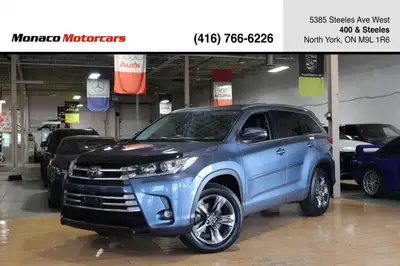 Special Finance Price: $35,999 | Cash Price: $37,499 2019 Toyota Highlander Limited AWD - No Acciden...
