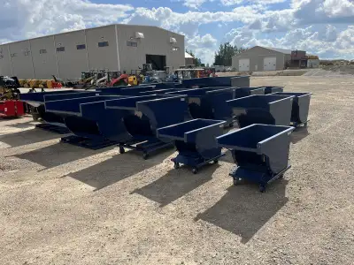 Self Dumping tipper bins ¼ yard to 5 yard standard and hd models can customize to your specs contact...