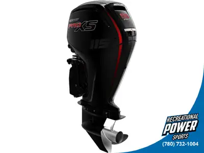 Repower your boat with a brand new 115ELPT Pro XS outboard engine from Mercury! Trades welcome and f...