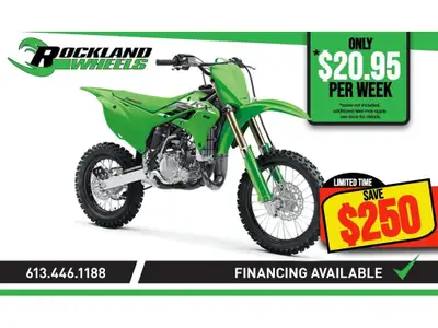 2025 Kawasaki KX85 La moto KX85 apporte la performance éprouvée de Kawasaki aux rangs amateurs. La p...