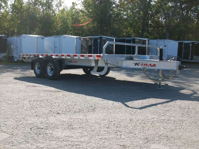  2024 K-Trail DECK OVER 8' x 16' 2X 5200LB Utilitaire in Cargo & Utility Trailers in Laval / North Shore