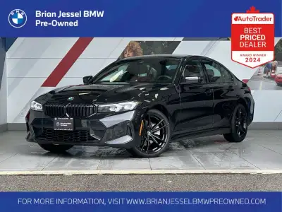 BMW 3 Series 330i xDrive AWD 8-Speed Automatic 2.0L 4-Cylinder EXTERIOR BLACK SAPPHIRE METALLIC INTE...