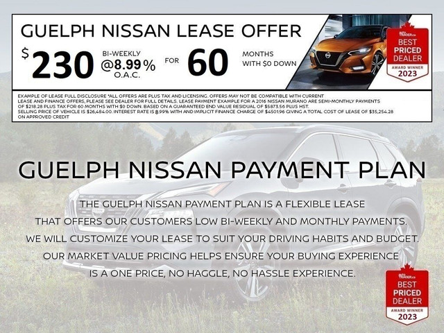 2021 Nissan Murano SL | ONE OWNER | CLEAN CARFAX | LEATHER dans Autos et camions  à Guelph - Image 2