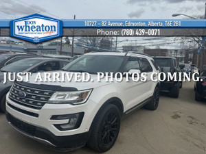 2017 Ford Explorer Limited 4x4 Sunroof Nav Heated Leather Third Row Black RIms